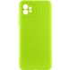 Чохол Silicone Cover Lakshmi Full Camera (A) для Motorola Moto G32 Салатовий / Neon Green