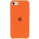 Уцінка Чохол Silicone Case (AA) для Apple iPhone SE (2020) Відкрита упаковка / Помаранчевий / Orange