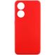 Силиконовый чехол Candy Full Camera для Oppo Reno 8 T 4G Красный / Red
