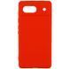 Чохол TPU GETMAN Liquid Silk Full Camera для Google Pixel 6 Червоний / Red