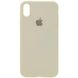 Чохол Silicone Case Full Protective (AA) для Apple iPhone XS Max (6.5") Бежевий / Antigue White