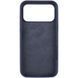 Чехол Silicone Case Full Protective (AA) для Apple iPhone 17 Pro (6.3") Темно-синий / Midnight blue фото 3