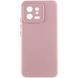 Чехол TPU GETMAN Liquid Silk Full Camera для Xiaomi 13 Розовый / Pink Sand