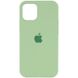 Чохол Silicone Case Full Protective (AA) для Apple iPhone 12 Pro Max (6.7") М'ятний / Mint