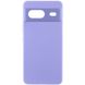 Чохол Silicone Cover Lakshmi Full Camera (AAA) для Google Pixel 8a Бузковий / Dasheen