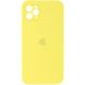 Чехол Silicone Case Square Full Camera Protective (AA) для Apple iPhone 11 Pro Max (6.5") Желтый / Yellow