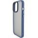 TPU+PC чехол Metal Buttons для Apple iPhone 14 / 13 (6.1") Синий / Navy Blue фото 4