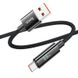 Дата кабель Hoco U125 Benefit 5A USB to Type-C (1.2m) Black фото 3