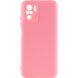 Чохол Silicone Cover Full Camera without Logo (A) для Xiaomi Redmi Note 10 / Note 10s Рожевий / Pink фото 1