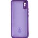 Чехол Silicone Cover Lakshmi Full Camera (A) для Xiaomi Redmi 9A Фиолетовый / Purple фото 2
