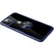 TPU+PC чехол Deen CrystalRing for Magnet (opp) для Apple iPhone 12 Pro / 12 (6.1") Бесцветный / Синий фото 1