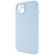 Чехол Silk Full Camera Protective (AA) NO LOGO для Apple iPhone 15 (6.1") Голубой / Sweet Blue фото 3