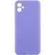 Чохол Silicone Cover Lakshmi Full Camera (AAA) для Samsung Galaxy A07 Бузковий / Dasheen