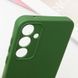 Чохол TPU GETMAN Liquid Silk Full Camera для Samsung Galaxy S24+ Зелений / Dark green фото 5