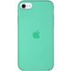 Чохол Silicone Case Full Protective (AA) для Apple iPhone SE (2020) Зелений / Spearmint