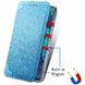 Кожаный чехол книжка GETMAN Mandala (PU) для Xiaomi Mi 10T / Mi 10T Pro Синий фото 4