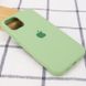 Чехол Silicone Case Full Protective (AA) для Apple iPhone 12 Pro Max (6.7") Мятный / Mint фото 2