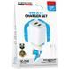 МЗП Borofone BAS81A Star 10.5W (2USB-A) + кабель USB to Lightning White фото 2