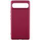 Чехол TPU GETMAN Liquid Silk для Google Pixel 6 Pro Бордовый / Marsala