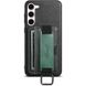 Кожаный чехол Wallet case and straps для Samsung Galaxy S24 Черный / Black фото 1