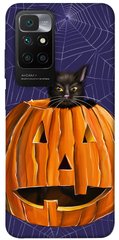 Чохол itsPrint Cat and pumpkin для Xiaomi Redmi 10