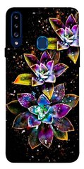 Чехол itsPrint Flowers on black для Samsung Galaxy A20s