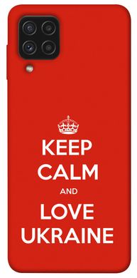 Чохол itsPrint Keep calm and love Ukraine для Samsung Galaxy A22 4G