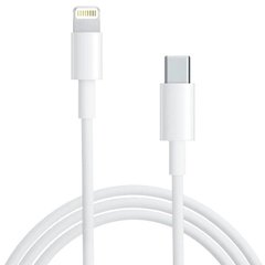 Уцінка Дата кабель Foxconn для Apple iPhone USB-C to Lightning (AAA grade) (2m) (box, no logo) Відкрита упаковка / Білий