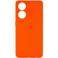Силіконовий чохол Candy Full Camera для Oppo Reno 8 T 4G Помаранчевий / Orange