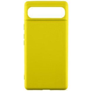 Чехол TPU GETMAN Liquid Silk для Google Pixel 6 Pro Желтый / Flash
