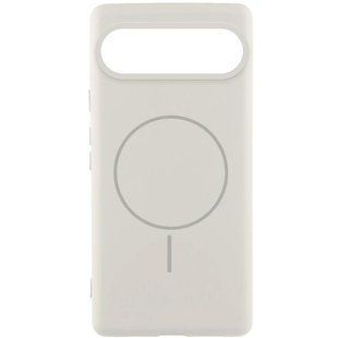 Чехол Silicone Cover Lakshmi (AA) with Magnetic Fit для Google Pixel 9 / 9 Pro Белый / White