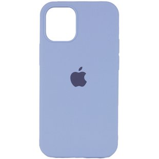 Чехол Silicone Case Full Protective (AA) для Apple iPhone 16 Plus (6.7") Голубой / Lilac Blue