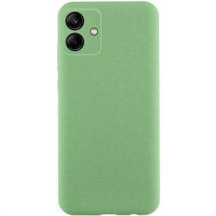 Чехол TPU GETMAN Liquid Silk Full Camera для Samsung Galaxy A06 Зеленый / Pistachio