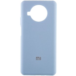 Чехол Silicone Cover Full Protective (AA) для Xiaomi Mi 10T Lite / Redmi Note 9 Pro 5G Голубой / Lilac Blue