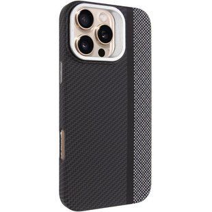 TPU чехол Pixel Craft with MagSafe для Apple iPhone 16 Pro Max (6.9") Carbon Line
