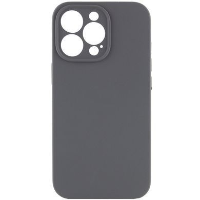 Чехол Silk Full Camera Protective (AA) NO LOGO для Apple iPhone 15 Pro (6.1") Серый / Dark Gray