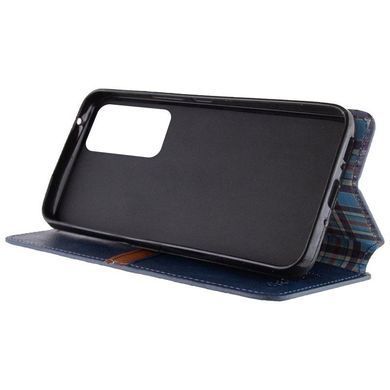 Кожаный чехол-книжка GETMAN Cubic (PU) для Samsung Galaxy M35 5G Синий