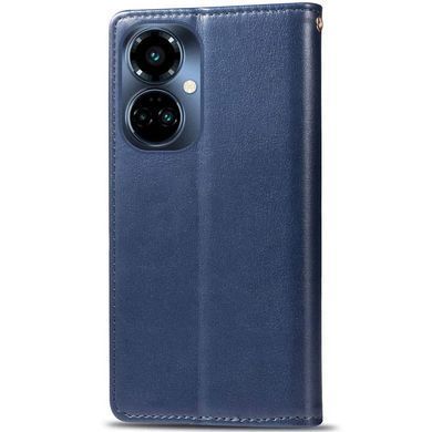 Кожаный чехол книжка GETMAN Gallant (PU) для TECNO Camon 19 Neo Синий