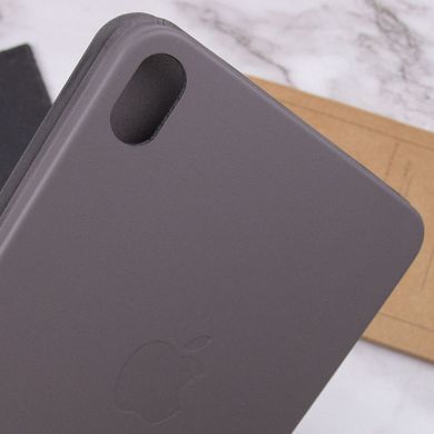 Чохол (книжка) Smart Case Series with logo для Apple iPad Mini 6 (8.3") (2021) Сірий / Dark Gray