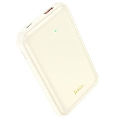 Портативное зарядное устройство Power Bank Hoco Q21 Great 22.5W+PD20W 10000 mAh Milky White