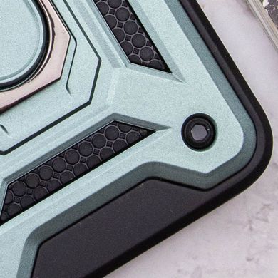 Ударопрочный чехол Camshield Serge Ring для Xiaomi Redmi 10 Зеленый
