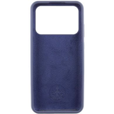 Чохол Silicone Cover Lakshmi (AAA) для Xiaomi Poco X6 Pro Темно-синій / Midnight blue
