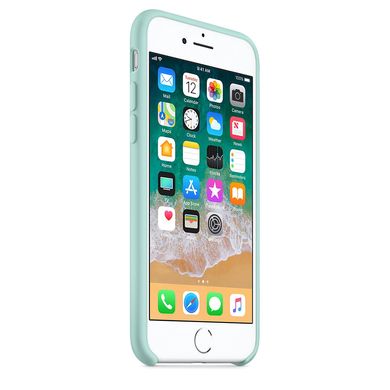 Чехол Silicone Case without Logo (AA) для Apple iPhone XS Max (6.5") Голубой / Marine Green