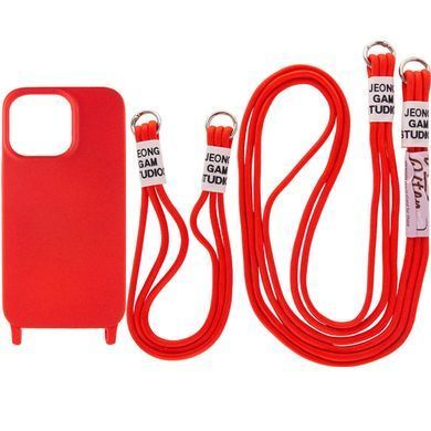 Чохол TPU two straps California для Apple iPhone 13 Pro Max (6.7") Червоний