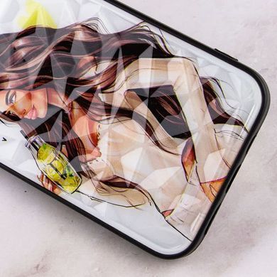 TPU+PC чехол Prisma Ladies для Apple iPhone 12 Pro / 12 (6.1") Yellow