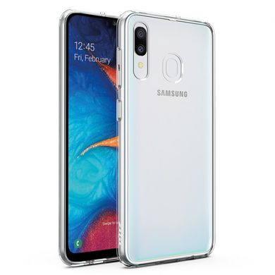 TPU чехол Epic Transparent 2,00 mm для Samsung Galaxy A20 / A30 Бесцветный (прозрачный)