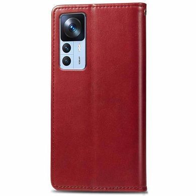 Шкіряний чохол-книжка GETMAN Gallant (PU) для Xiaomi 12T / 12T Pro Червоний