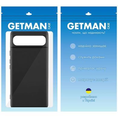 Чохол TPU GETMAN Liquid Silk для Google Pixel 11 Pro XL Чорний / Black