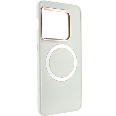 TPU чохол Bonbon Metal Style with MagSafe для OnePlus 10 Pro Білий / White