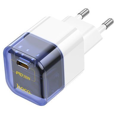 МЗП Hoco C125A Transparent 1C PD20W Transparent blue